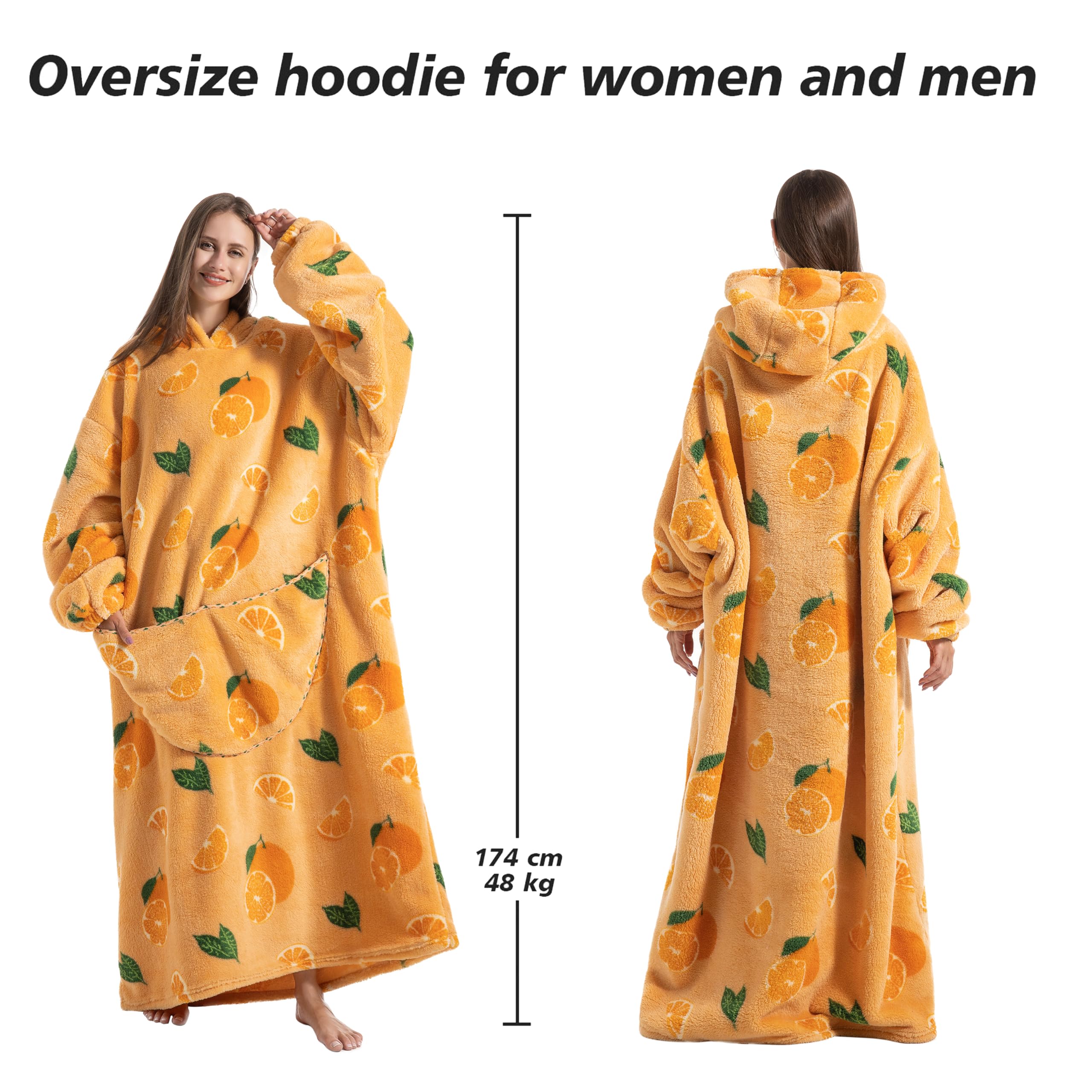 Capecage oversized hood close-up providing head coverage and comfort