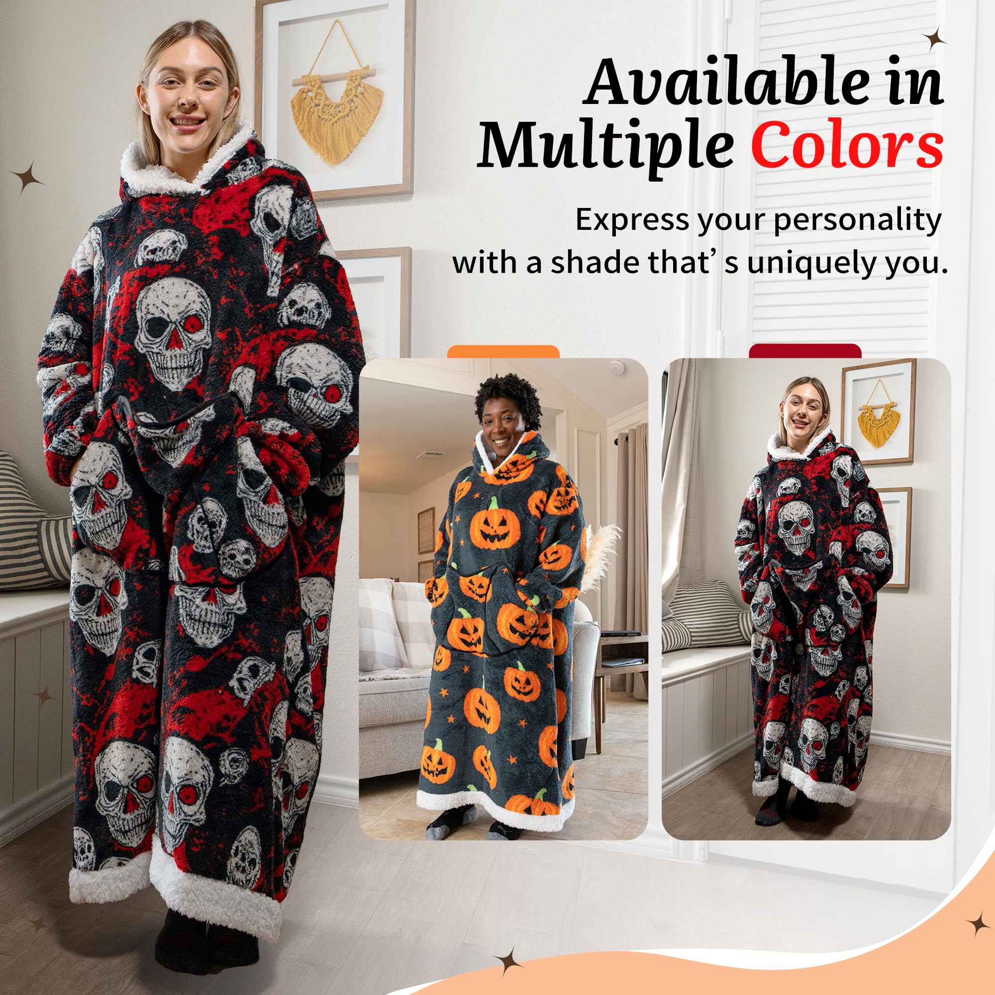 Capecage worn on couch illustrating hands-free lounging and convenience benefit