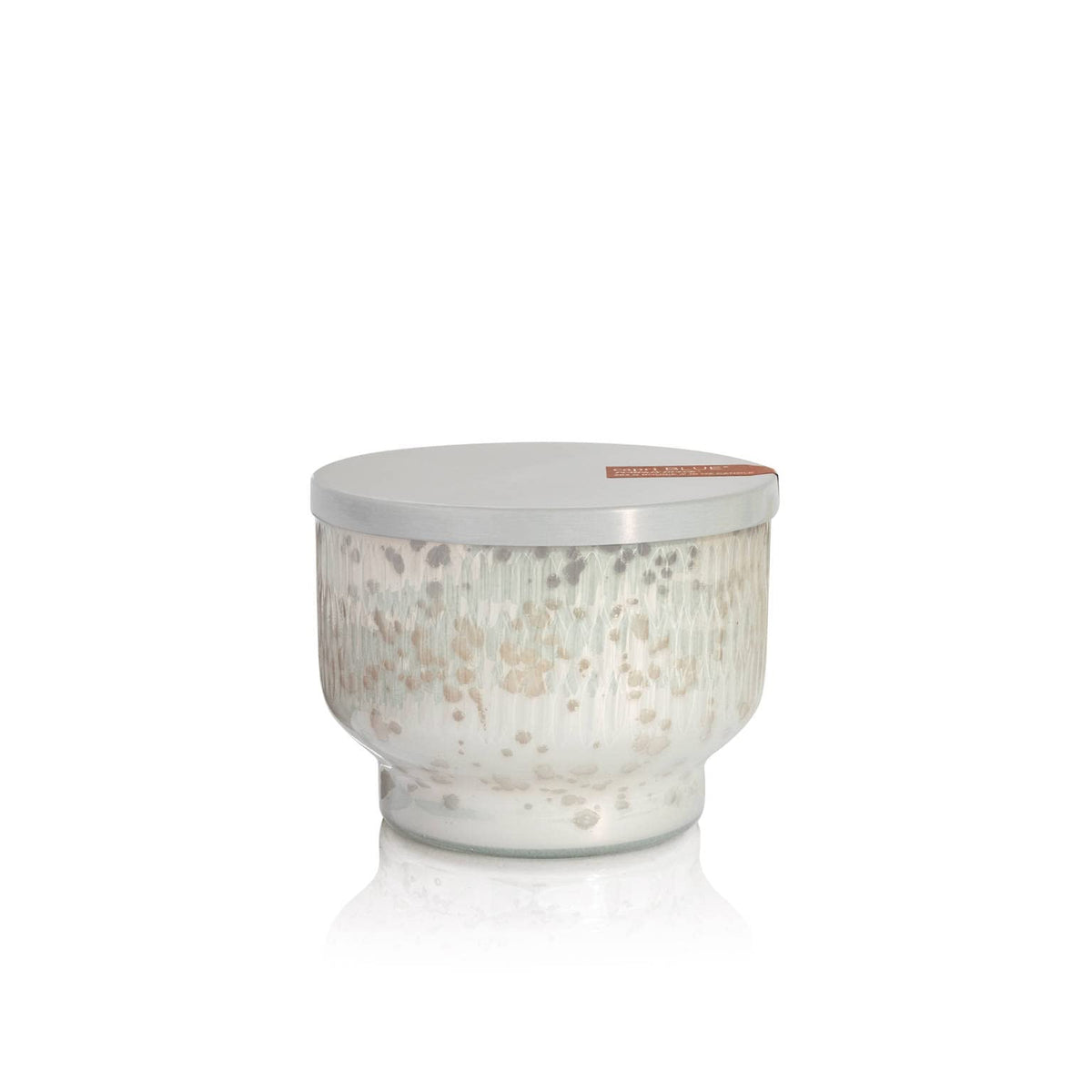 Capri Blue front packaging showing mercury pearl jar and foil label benefit: elegant gift appearance