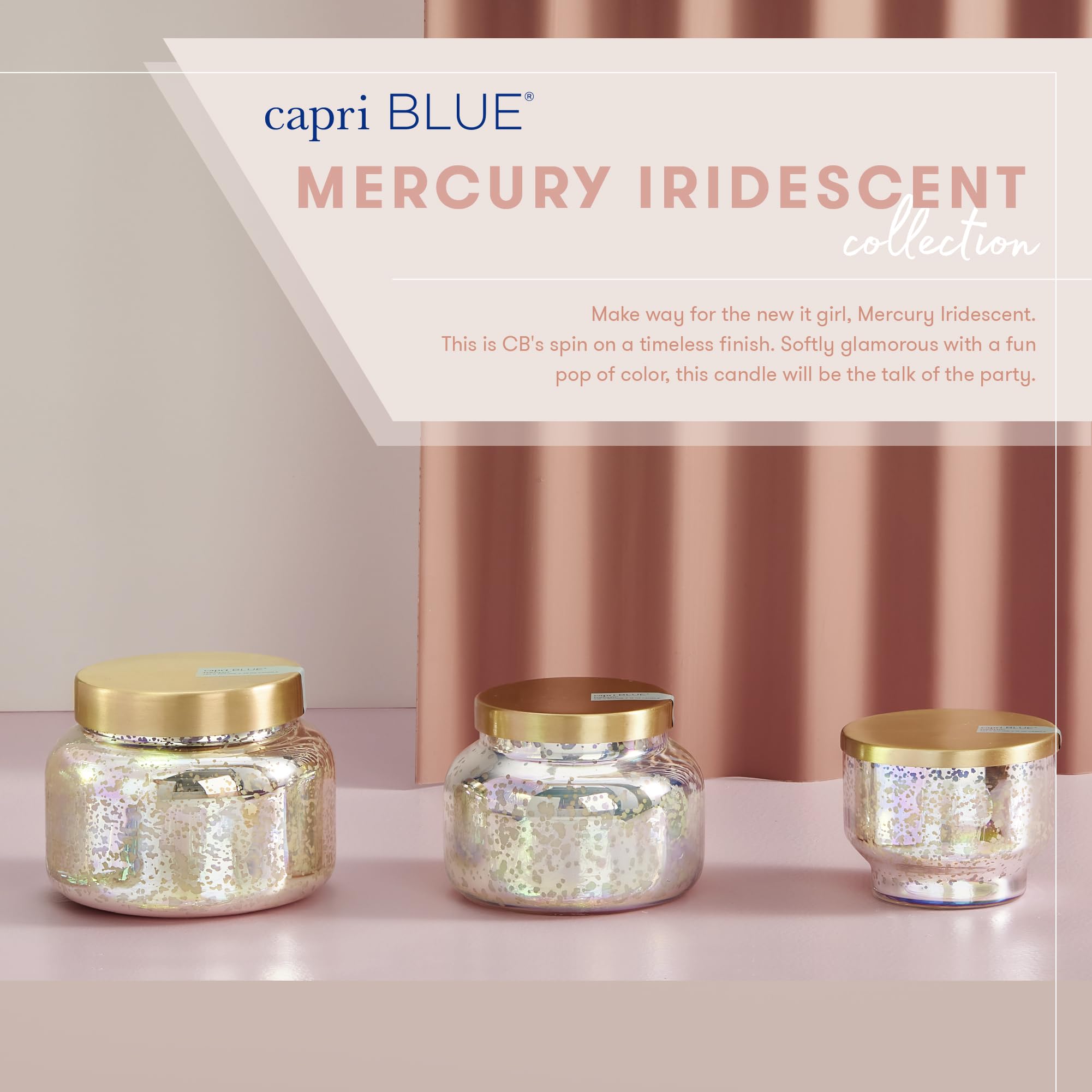 Capri Blue jar size comparison on shelf for scale and room placement guidance