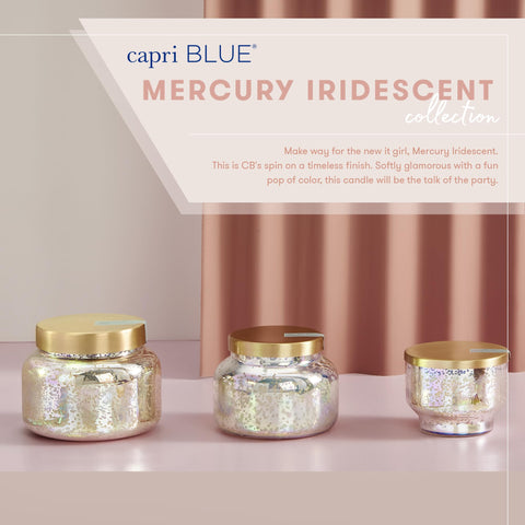 Capri Blue jar size comparison on shelf for scale and room placement guidance