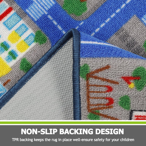 Capslpad TPR backing close-up demonstrating non-slip stability on floors