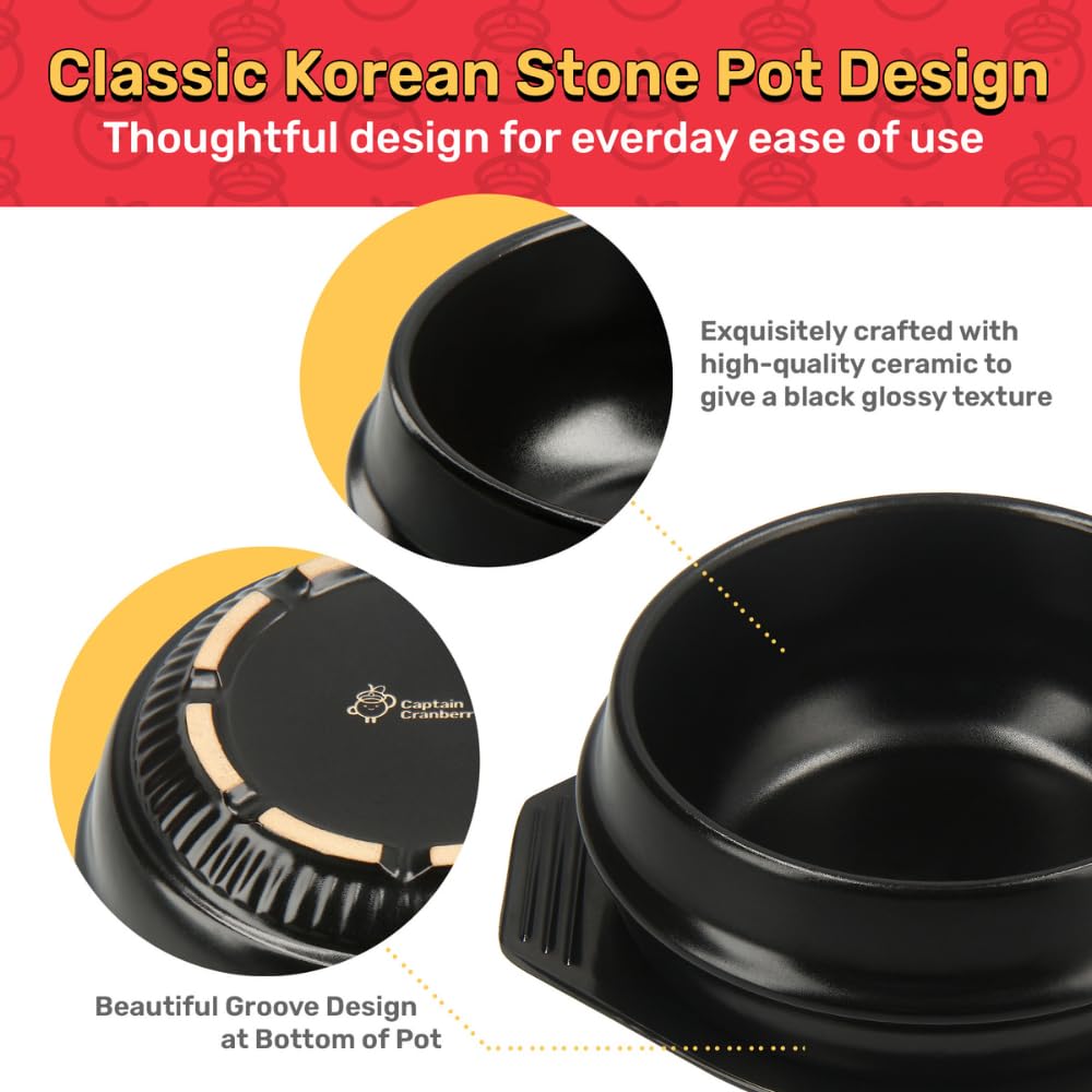 Captain Cranberry set with stainless chopsticks and spoon for easier dining