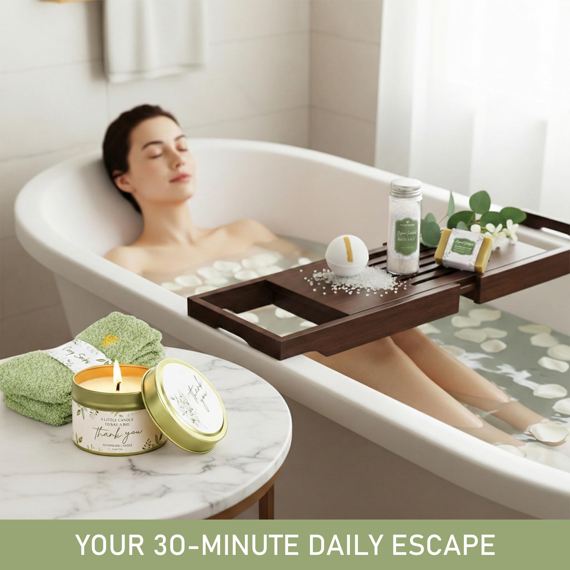 CARAKNOTS handmade soap and bath salts styled for soothing at-home self-care
