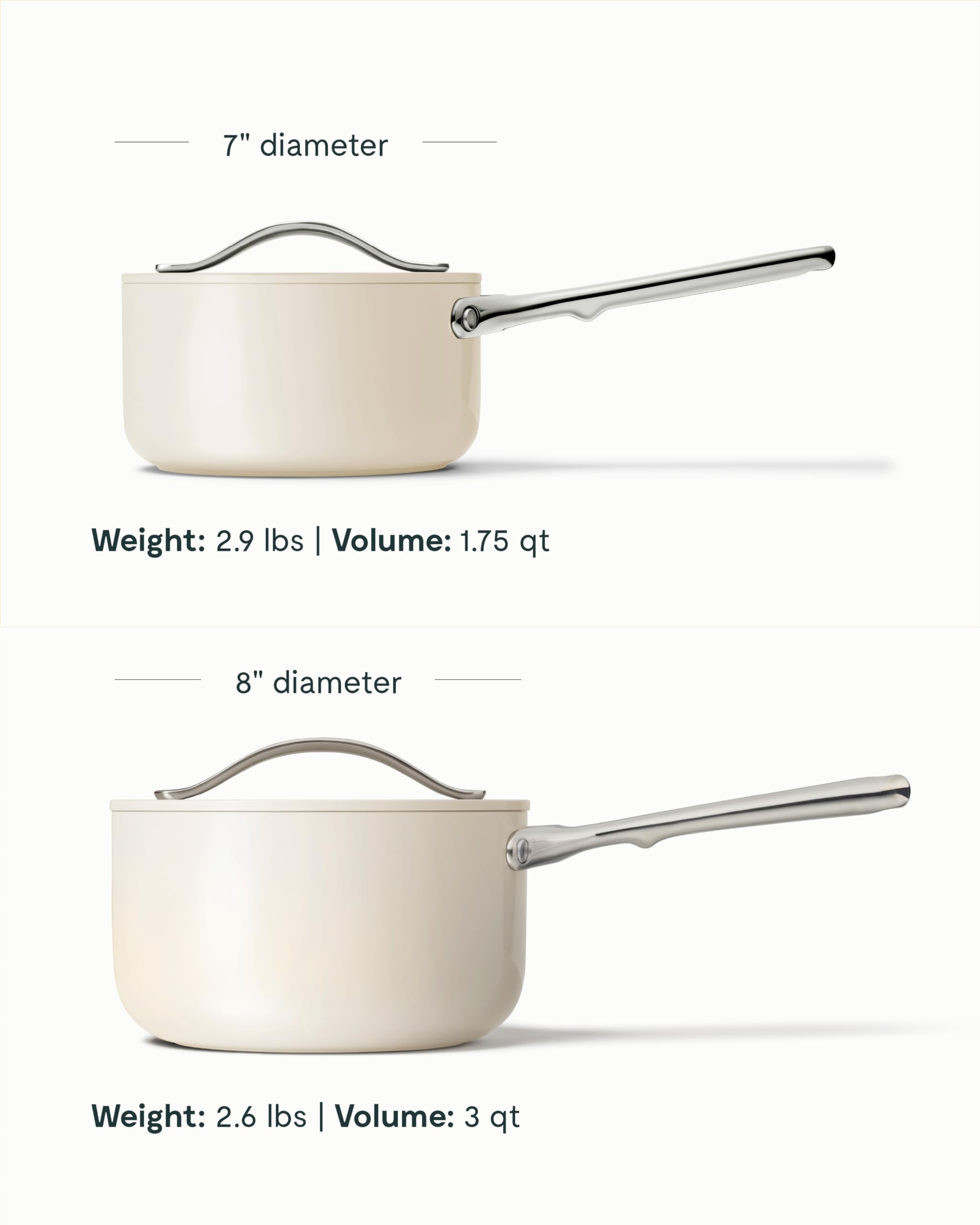 Caraway ceramic inner coating detail showing smooth surface for easy release