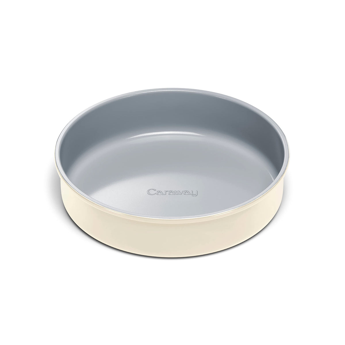 Caraway front view showing pan shape and finish for even baking