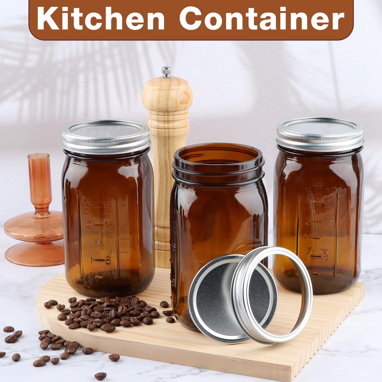 CARBLIN jar wide-mouth top view for easy filling and cleaning benefit