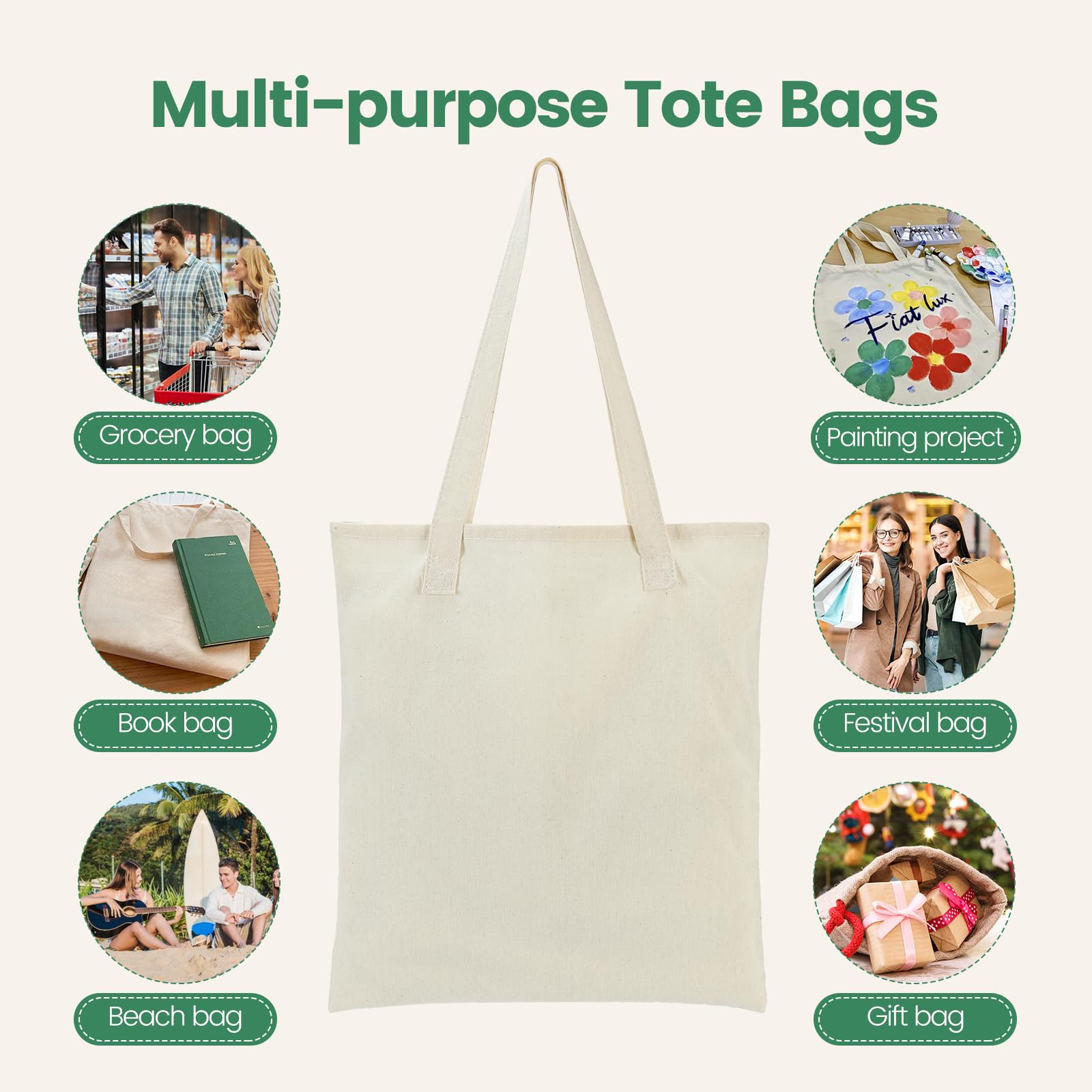 Carbrea totes styled as gift bags on table for event-ready appeal