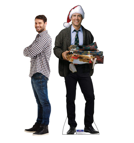 Cardboard People Clark Griswold standup in a living room creating fun photo opportunities