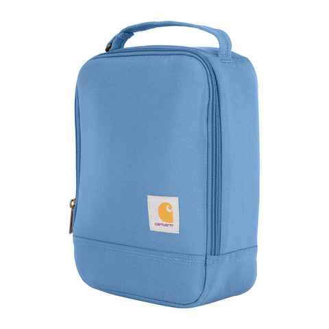 Carhartt lunch box front view showing durable fabric and zipper for reliable protection