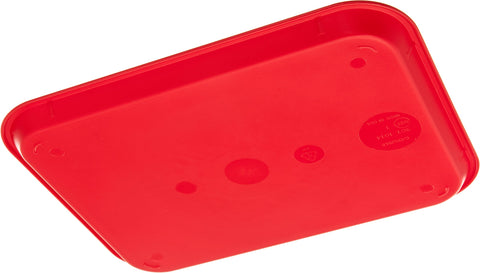 Carlisle tray in cafeteria service line illustrating organized, high-traffic use