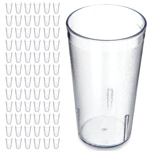 Carlisle clear front view showing tumbler shape and modern look for easy service