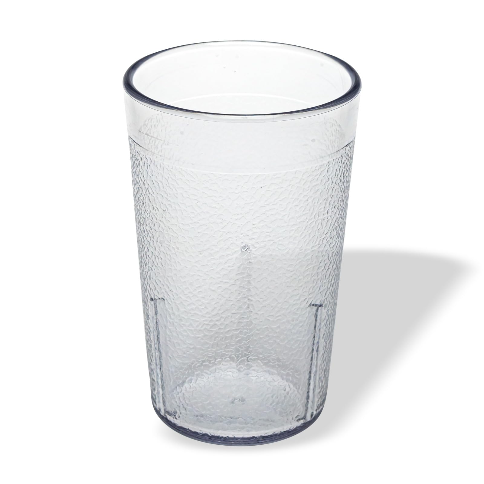 Carlisle clear tumbler front view showing classic profile and dependable look