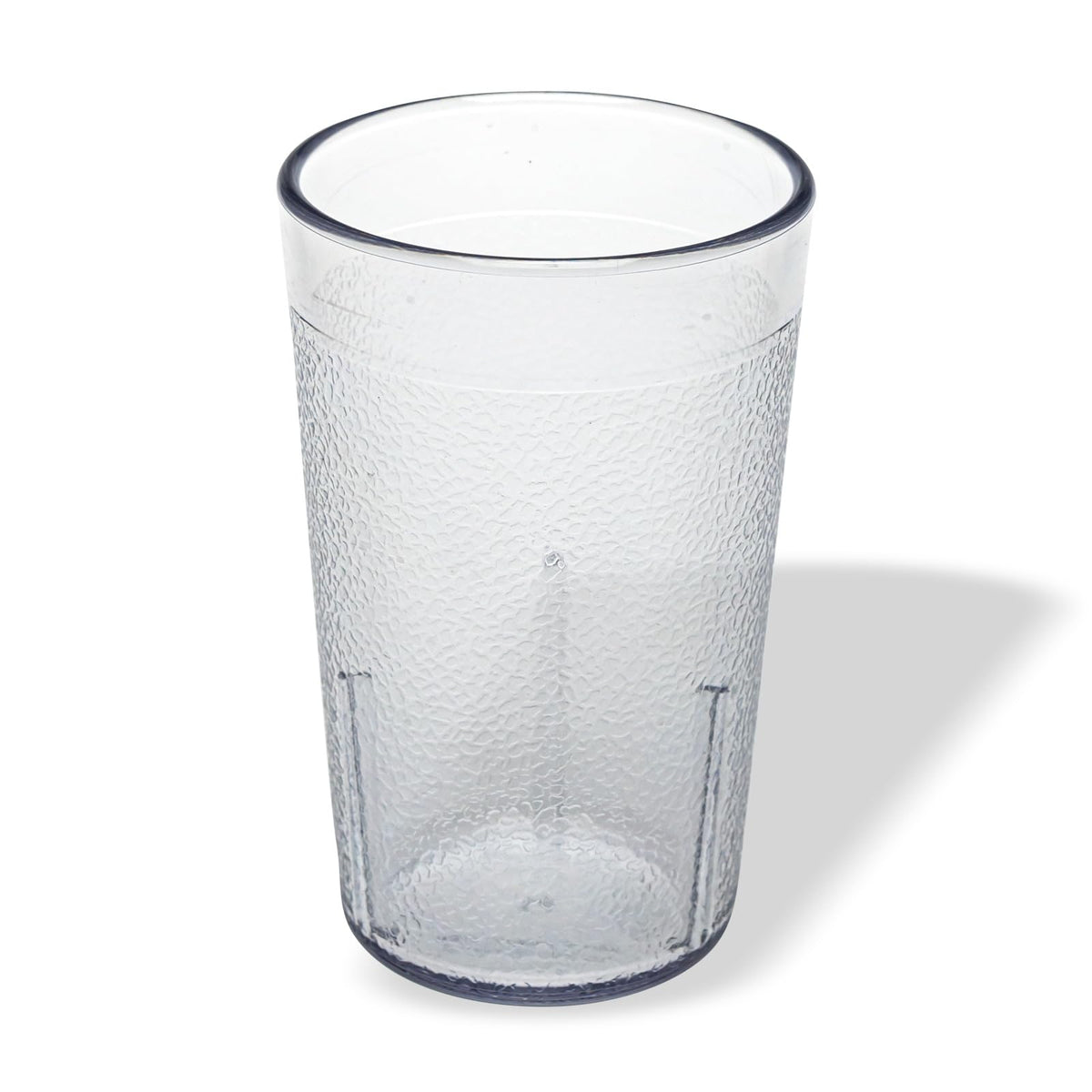 Carlisle clear tumbler front view showing classic profile and dependable look