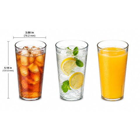 Carlisle tumbler in outdoor setting demonstrating lightweight, break-resistant benefit