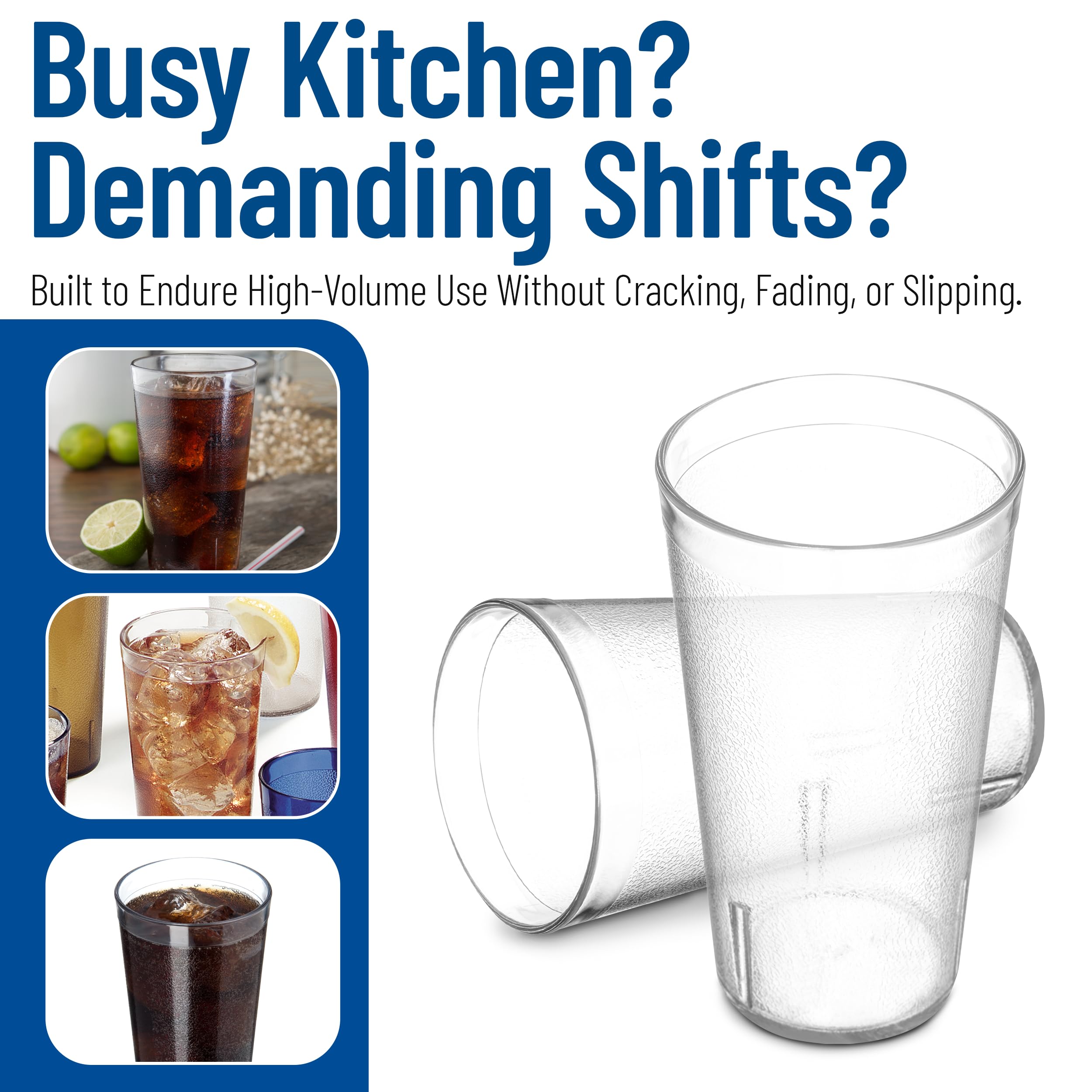 Carlisle label and material detail highlighting BPA-free durable construction