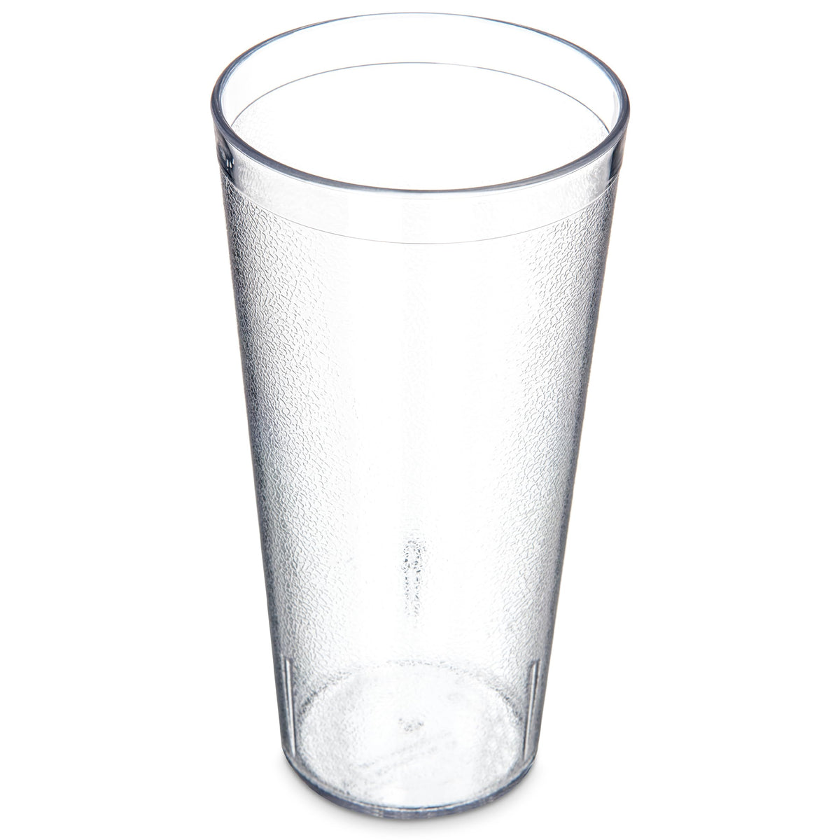 Carlisle pebble-textured front view showing durable clear tumbler and professional look