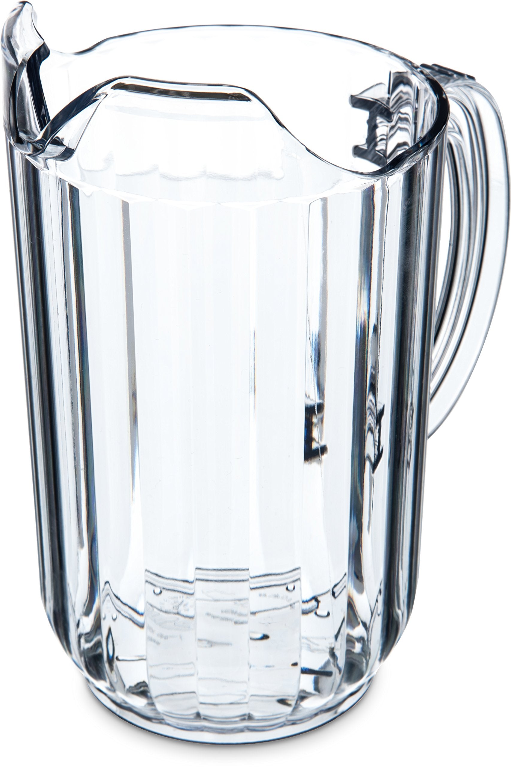 Carlisle pitcher front view showing clear design and capacity benefit
