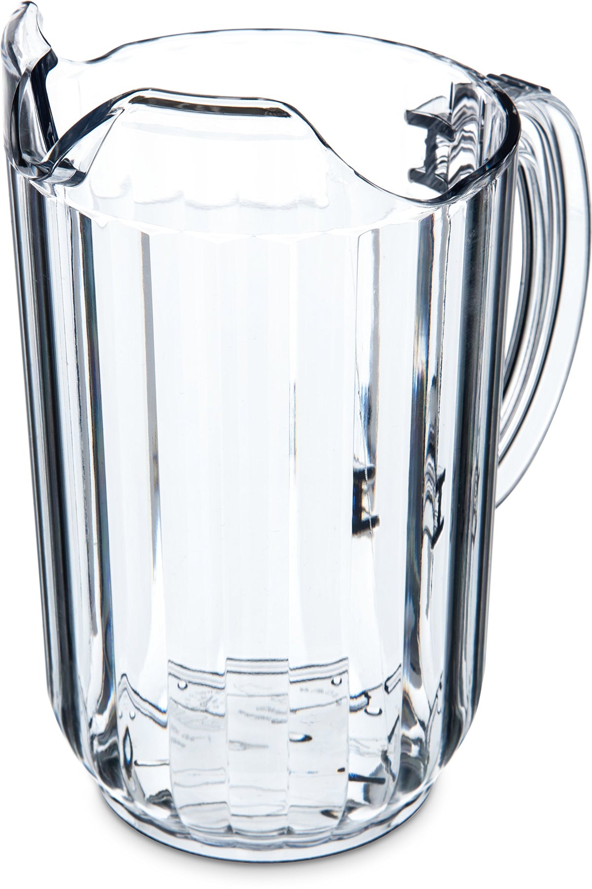 Carlisle pitcher front view showing clear design and capacity benefit