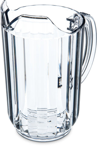 Carlisle pitcher front view showing clear design and capacity benefit