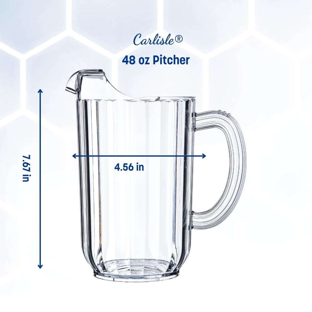 Carlisle pitcher pouring from side to show steady flow benefit