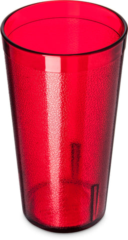 Carlisle ruby tumbler front packaging showing stackable convenience