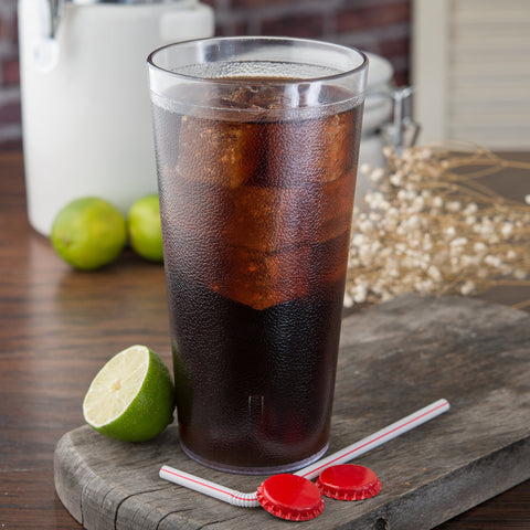 Carlisle tumbler on restaurant table setting enhancing presentation and uniform look