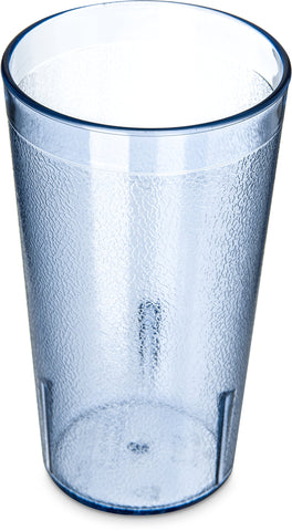 Carlisle blue tumbler front view showing shape and color benefit durability