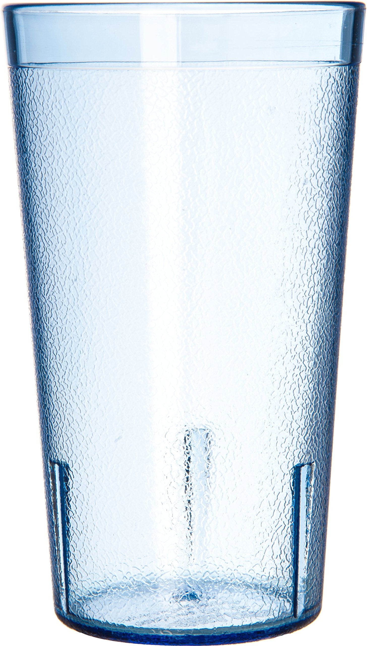 Close-up pebbled exterior on Carlisle tumbler improving grip and hiding wear