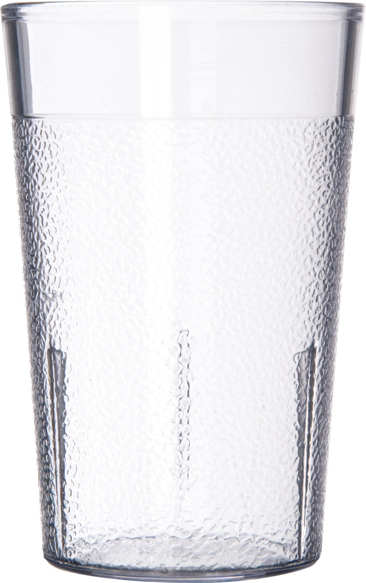 Carlisle tumbler side profile highlights textured finish and grip benefit