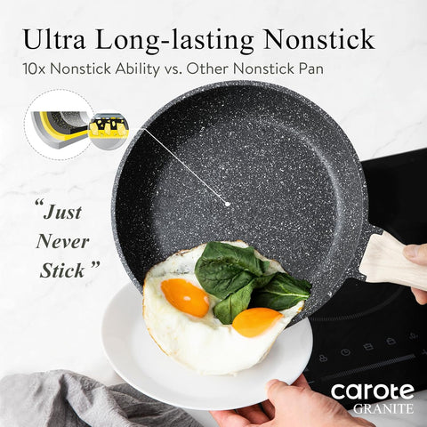 CAROTE Bakelite handle close-up offering cool-grip comfort and hanging hole