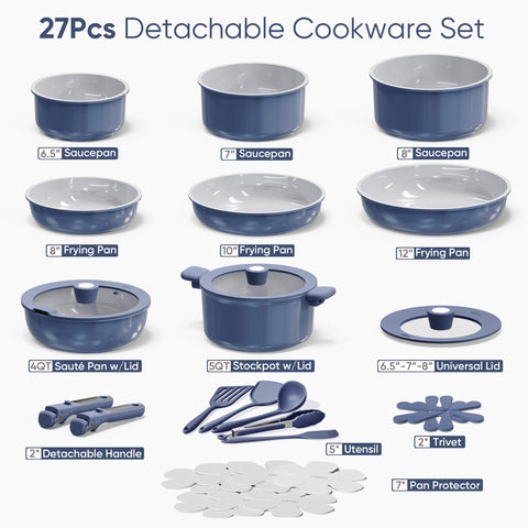 CAROTE close-up of ceramic nonstick surface for easy release