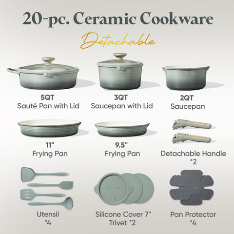 CAROTE closeup titanium nonstick surface showing easy-release benefit