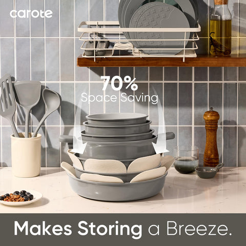 CAROTE detachable handle being attached, enables quick transitions