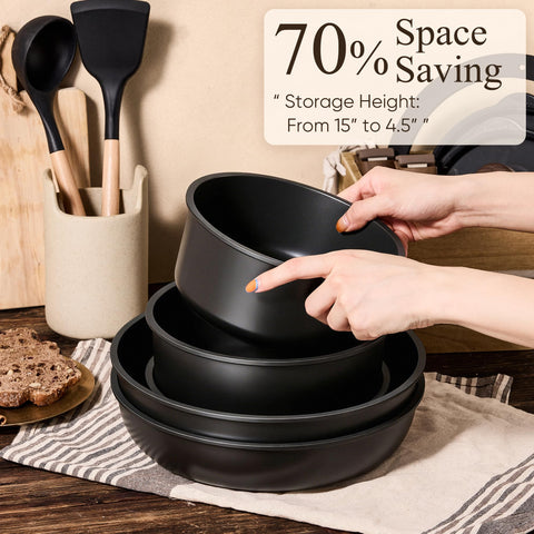 CAROTE close-up of detachable handle locking mechanism for secure cooking attachment