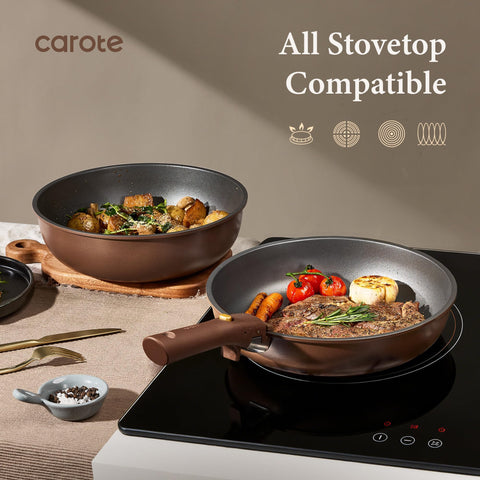 CAROTE soft pan protectors preventing scratches during storage