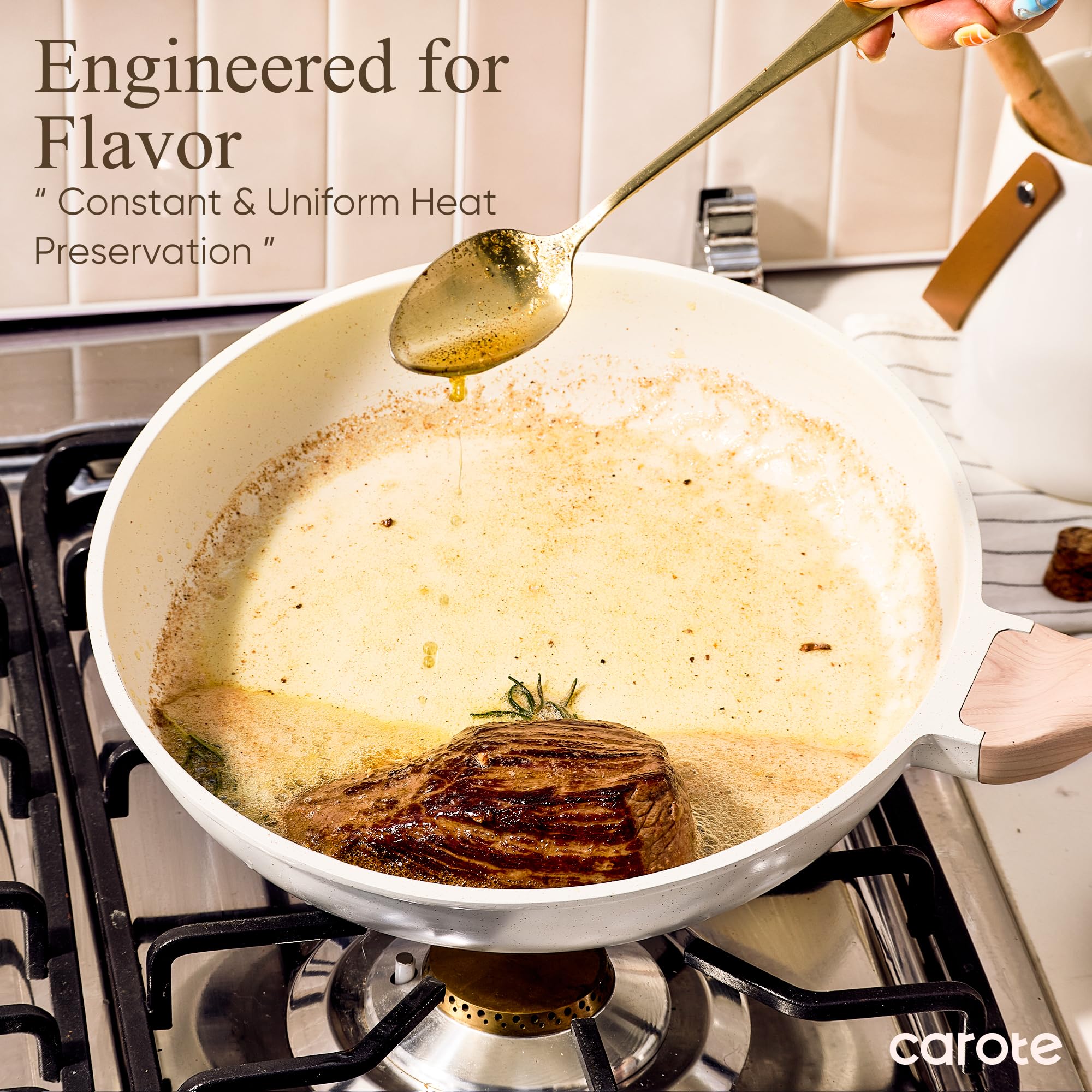 CAROTE pan protectors between pans to prevent scratches and preserve finish