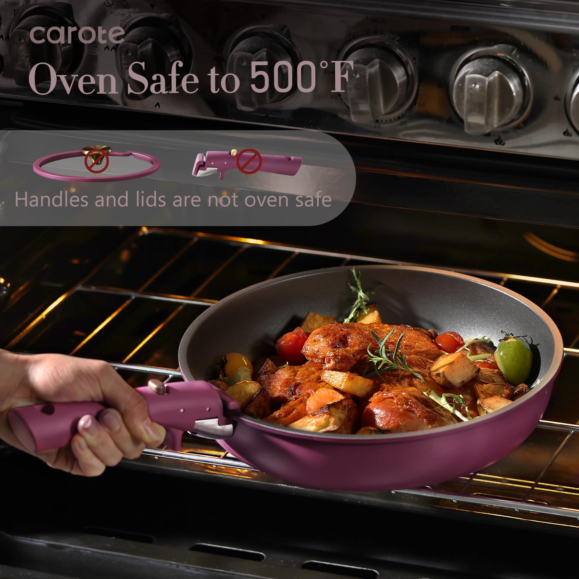 CAROTE pan protectors between stacked pans preventing scratches in storage