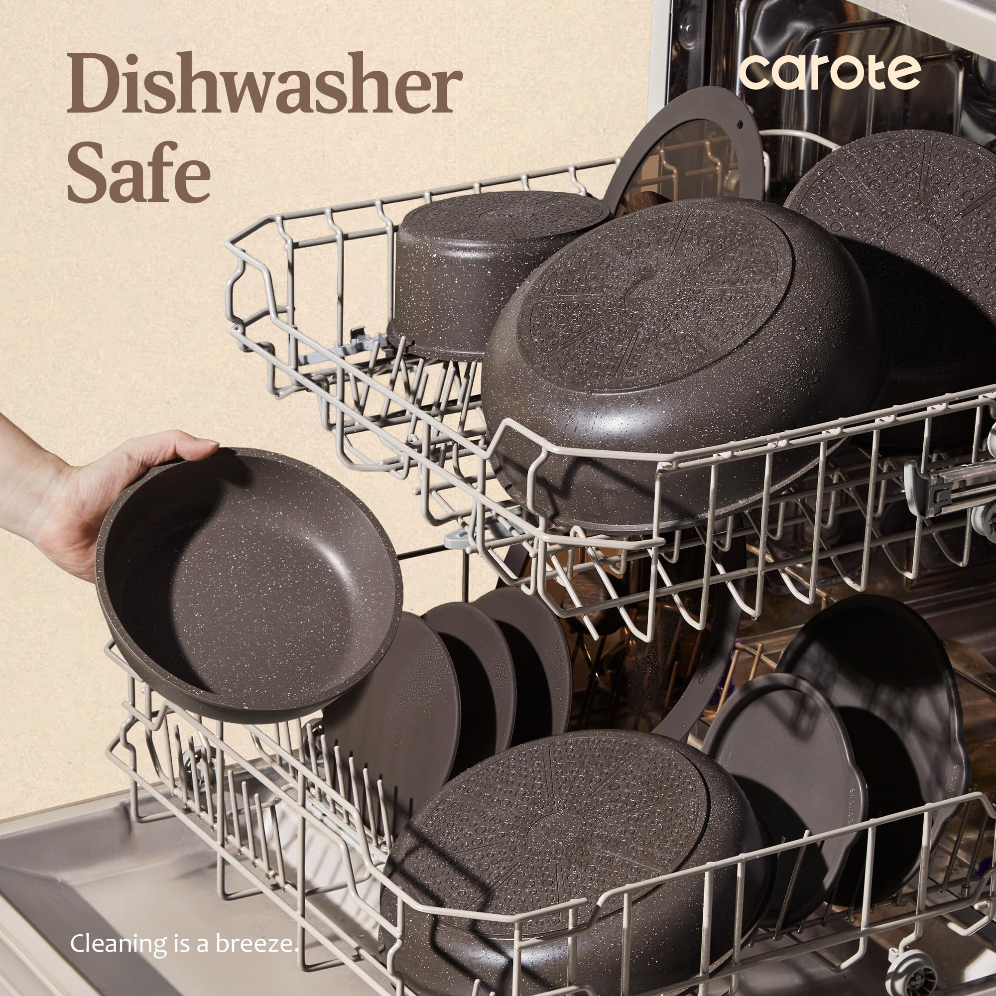 CAROTE silicone and PE lids displayed highlighting airtight storage and multiuse convenience