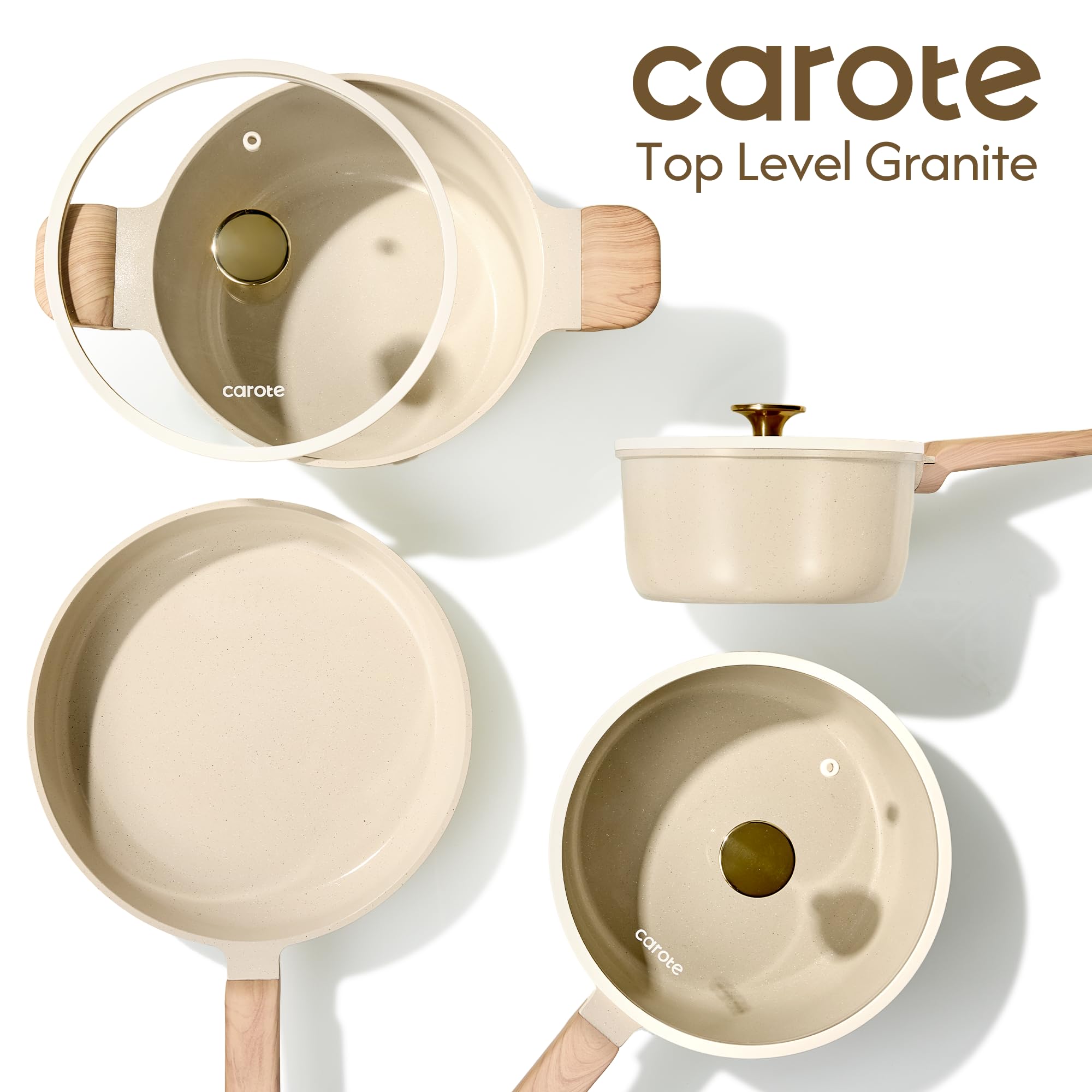 CAROTE stockpot with lid in kitchen lifestyle scene showing family meal readiness