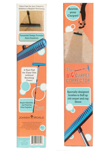 Carpet Corrector straightening rug fringe for neater edges without fraying
