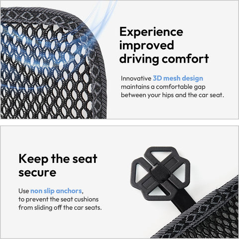 carrotez anchor detail tucked into seat gap showing secure non-slip benefit
