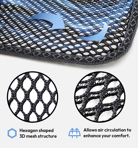 carrotez cushions placed on office chair illustrating versatile comfort benefit