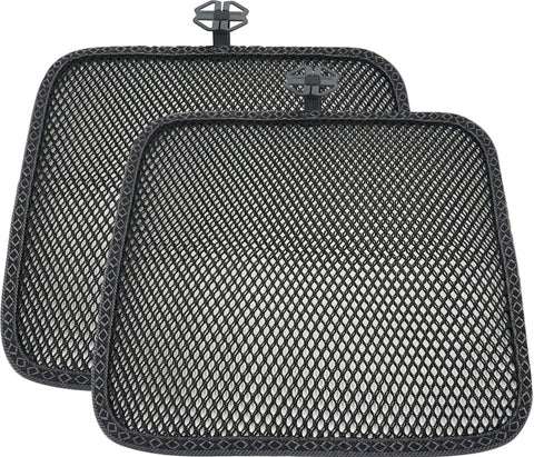 carrotez front view seat cushion showing sleek black finish and portability benefit