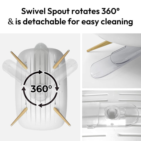 carrotez drying rack on kitchen counter with dishes demonstrating high capacity