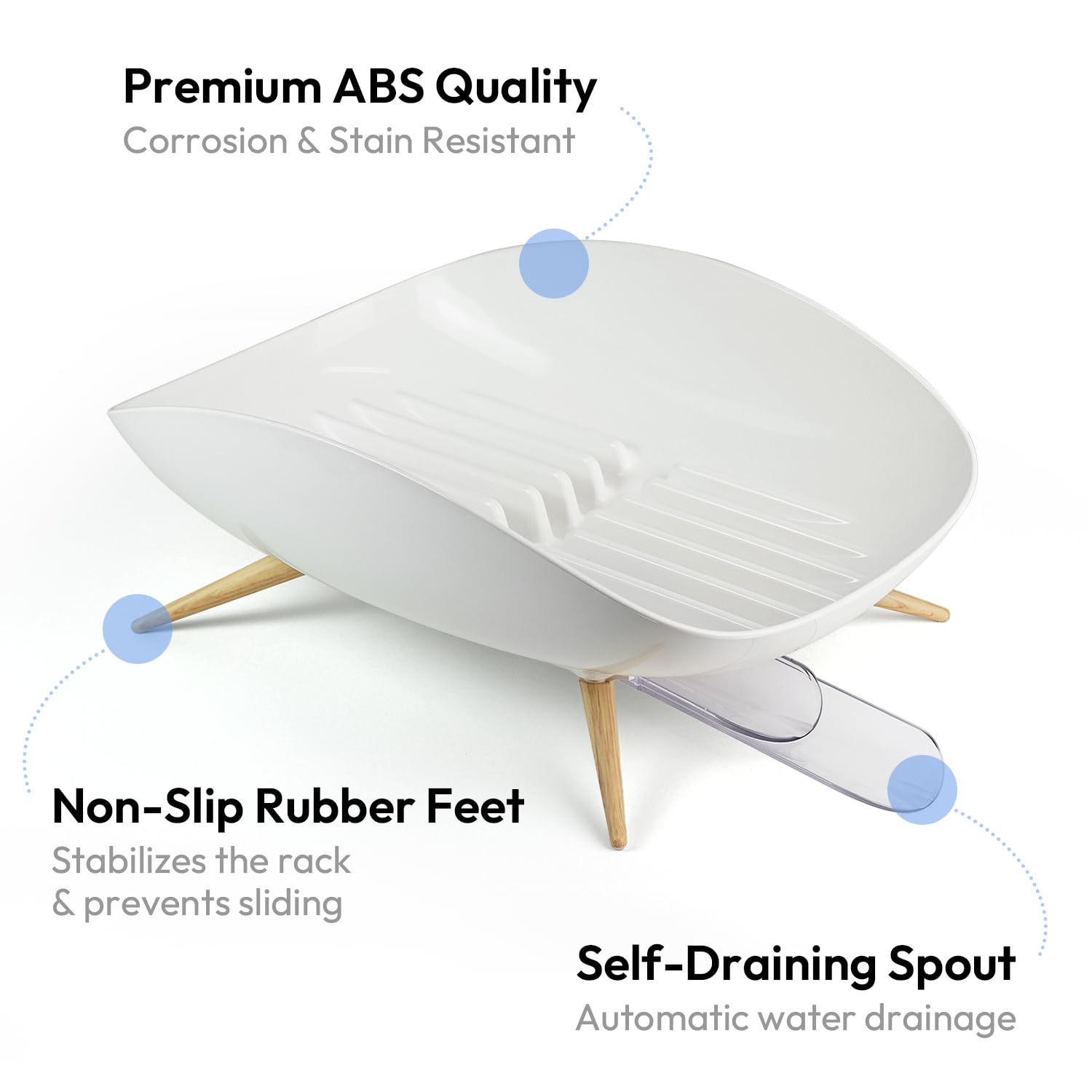 carrotez detachable swivel spout closeup showing easy-clean and drainage control