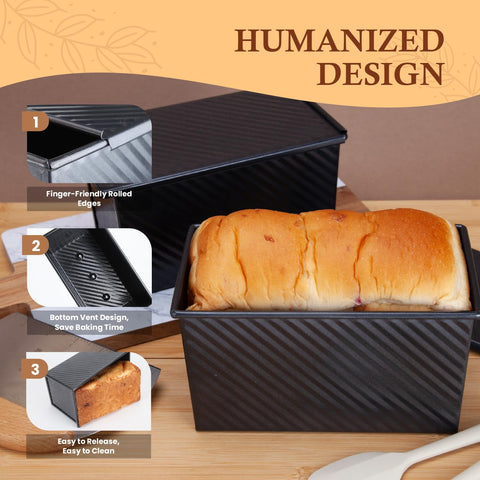 CARTMAN pan interior nonstick surface for easy release and faster cleanup