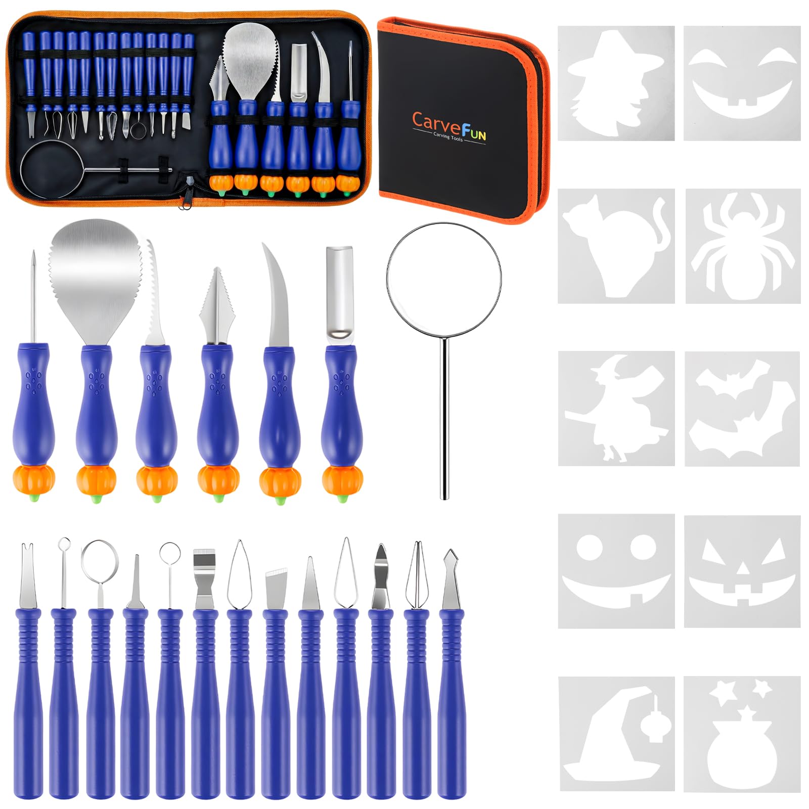 CarveFun front packaging showing kit contents and benefit of completeness