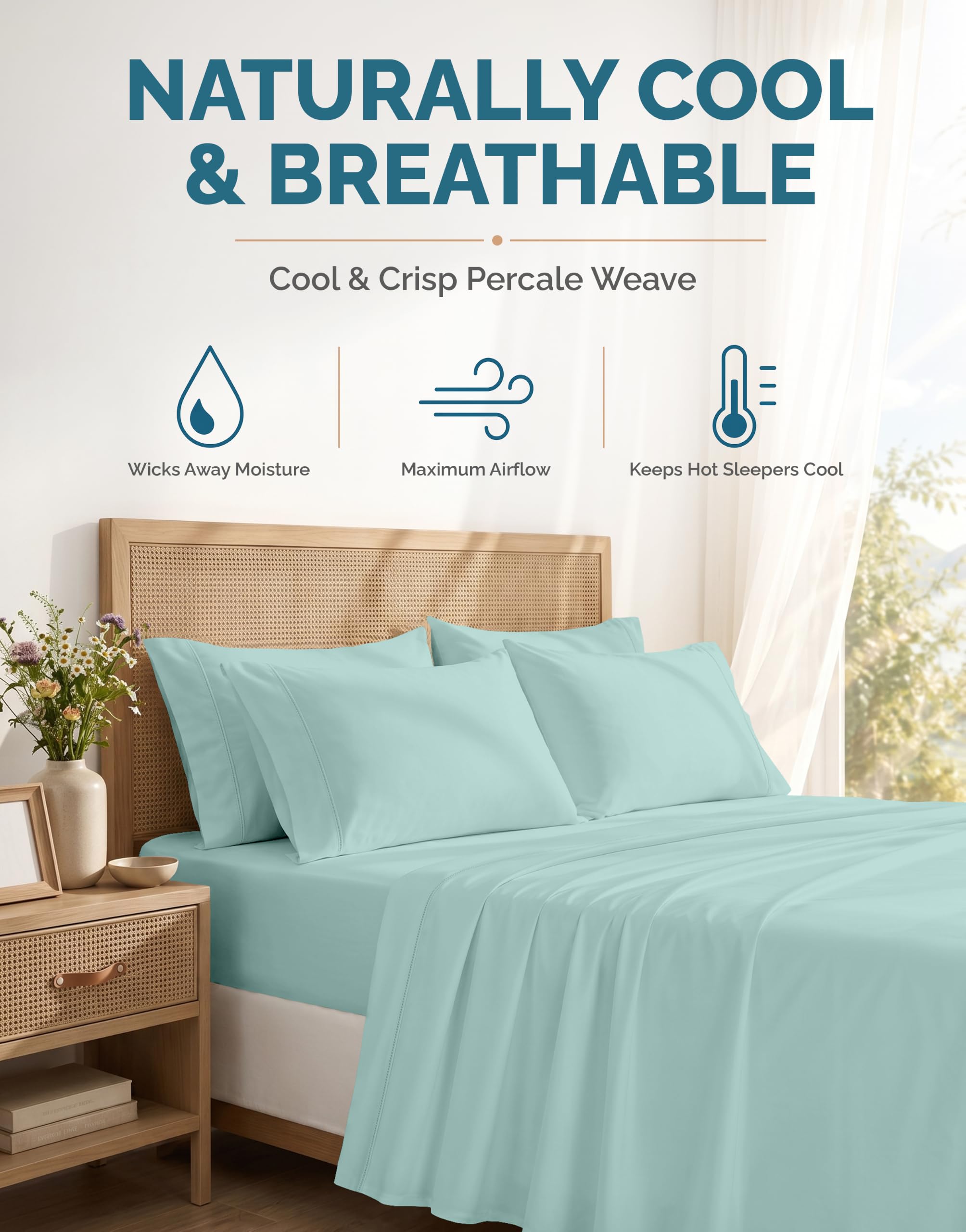 Casa Platino four pillowcases neatly arranged showing coordinated set benefit