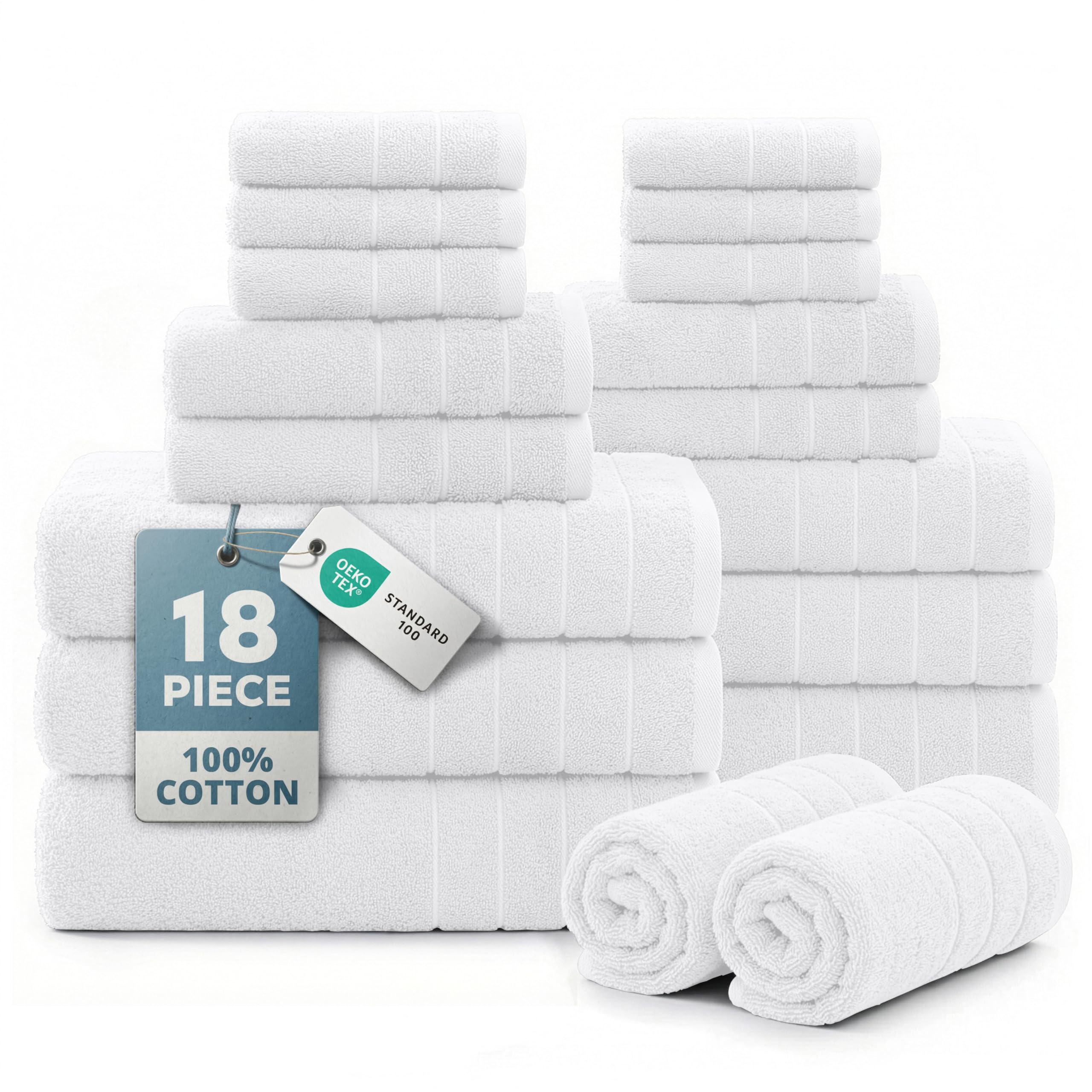 Casa Platino front packaging showing organized 18-piece white set and value
